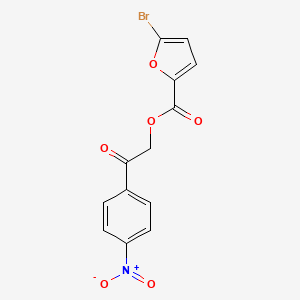 2-(4-nitrophenyl)-2-oxoethyl 5-bromo-2-furoate