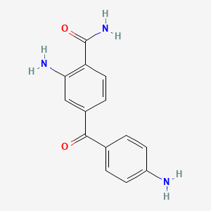 2-amino-4-(4-aminobenzoyl)benzamide