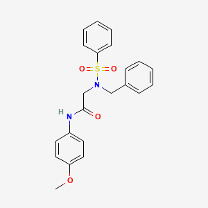 N~2~-benzyl-N~1~-(4-methoxyphenyl)-N~2~-(phenylsulfonyl)glycinamide