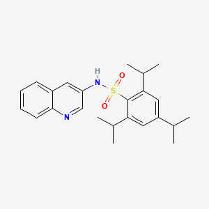 2,4,6-triisopropyl-N-3-quinolinylbenzenesulfonamide