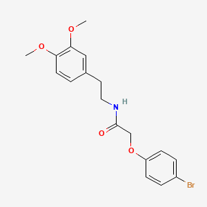 2-(4-bromophenoxy)-N-[2-(3,4-dimethoxyphenyl)ethyl]acetamide