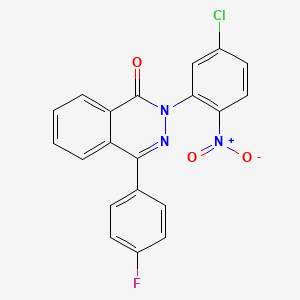 2-(5-chloro-2-nitrophenyl)-4-(4-fluorophenyl)-1(2H)-phthalazinone