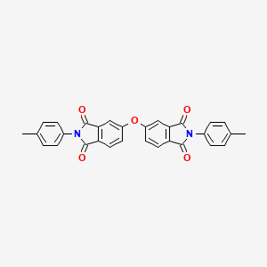 molecular formula C30H20N2O5 B3569052 5,5'-oxybis[2-(4-methylphenyl)-1H-isoindole-1,3(2H)-dione] 