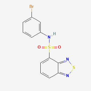 N-(3-bromophenyl)-2,1,3-benzothiadiazole-4-sulfonamide