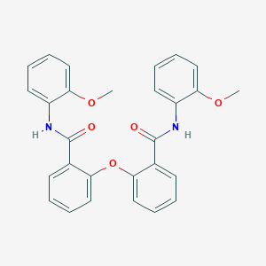 molecular formula C28H24N2O5 B3569624 2,2'-oxybis[N-(2-methoxyphenyl)benzamide] 