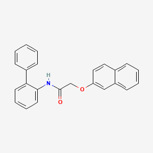 molecular formula C24H19NO2 B3569629 N-2-biphenylyl-2-(2-naphthyloxy)acetamide 