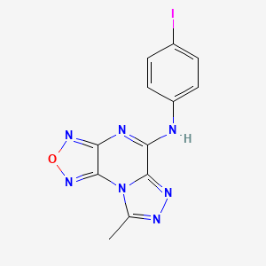 N-(4-IODOPHENYL)-N-(8-METHYL[1,2,5]OXADIAZOLO[3,4-E][1,2,4]TRIAZOLO[4,3-A]PYRAZIN-5-YL)AMINE