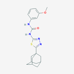 molecular formula C20H24N4O2S B357015 N-[5-(1-adamantyl)-1,3,4-thiadiazol-2-yl]-N'-(3-methoxyphenyl)urea CAS No. 426245-29-6