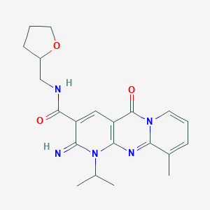 2-imino-1-isopropyl-10-methyl-5-oxo-N-(tetrahydro-2-furanylmethyl)-1,5-dihydro-2H-dipyrido[1,2-a:2,3-d]pyrimidine-3-carboxamide