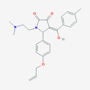 5-(4-(allyloxy)phenyl)-1-(2-(dimethylamino)ethyl)-3-hydroxy-4-(4-methylbenzoyl)-1H-pyrrol-2(5H)-one
