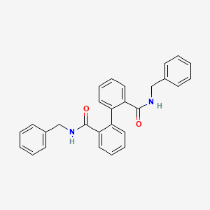 molecular formula C28H24N2O2 B3570874 N,N'-dibenzyl-2,2'-biphenyldicarboxamide 