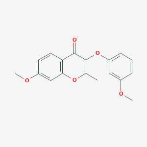 7-Methoxy-3-(3-methoxyphenoxy)-2-methylchromen-4-one