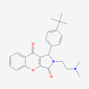 1-(4-Tert-butylphenyl)-2-[2-(dimethylamino)ethyl]-1,2-dihydrochromeno[2,3-c]pyrrole-3,9-dione