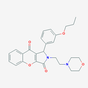 2-[2-(4-Morpholinyl)ethyl]-1-(3-propoxyphenyl)-1,2-dihydrochromeno[2,3-c]pyrrole-3,9-dione