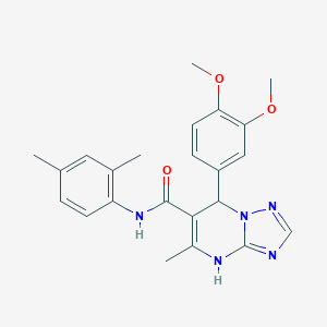 7-(3,4-dimethoxyphenyl)-N-(2,4-dimethylphenyl)-5-methyl-4,7-dihydro[1,2,4]triazolo[1,5-a]pyrimidine-6-carboxamide