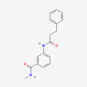 N-methyl-3-[(3-phenylpropanoyl)amino]benzamide