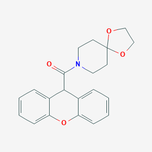 molecular formula C21H21NO4 B357199 8-(9H-xanthen-9-ylcarbonyl)-1,4-dioxa-8-azaspiro[4.5]decane CAS No. 774589-01-4