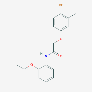 2-(4-bromo-3-methylphenoxy)-N-(2-ethoxyphenyl)acetamide