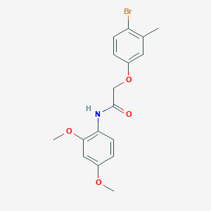 2-(4-bromo-3-methylphenoxy)-N-(2,4-dimethoxyphenyl)acetamide