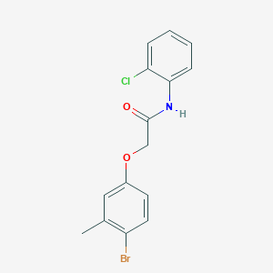 2-(4-bromo-3-methylphenoxy)-N-(2-chlorophenyl)acetamide