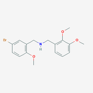 [(5-Bromo-2-methoxyphenyl)methyl][(2,3-dimethoxyphenyl)methyl]amine