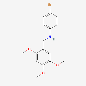 N-(4-BROMOPHENYL)-N-(2,4,5-TRIMETHOXYBENZYL)AMINE