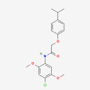 N-(4-chloro-2,5-dimethoxyphenyl)-2-(4-isopropylphenoxy)acetamide