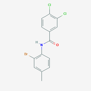 N-(2-bromo-4-methylphenyl)-3,4-dichlorobenzamide