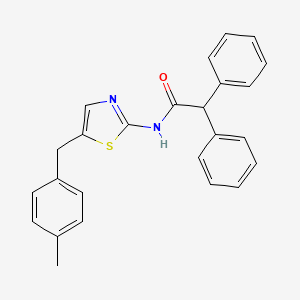 N-[5-(4-methylbenzyl)-1,3-thiazol-2-yl]-2,2-diphenylacetamide