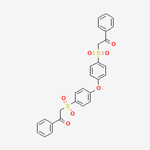 2,2'-[oxybis(4,1-phenylenesulfonyl)]bis(1-phenylethanone)