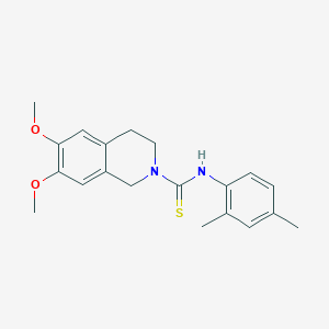 N-(2,4-dimethylphenyl)-6,7-dimethoxy-3,4-dihydro-2(1H)-isoquinolinecarbothioamide