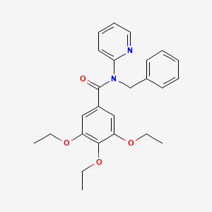 N-benzyl-3,4,5-triethoxy-N-(pyridin-2-yl)benzamide