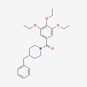 4-benzyl-1-(3,4,5-triethoxybenzoyl)piperidine