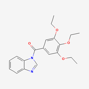 molecular formula C20H22N2O4 B3572742 1-(3,4,5-TRIETHOXYBENZOYL)-1,3-BENZODIAZOLE 