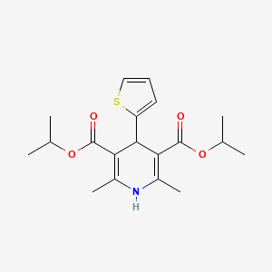 diisopropyl 2,6-dimethyl-4-(2-thienyl)-1,4-dihydro-3,5-pyridinedicarboxylate