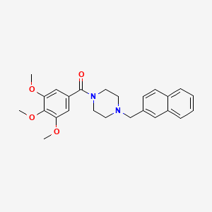 1-(2-naphthylmethyl)-4-(3,4,5-trimethoxybenzoyl)piperazine