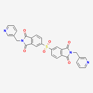 5,5'-sulfonylbis[2-(3-pyridinylmethyl)-1H-isoindole-1,3(2H)-dione]