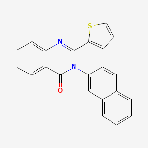 3-(2-naphthyl)-2-(2-thienyl)-4(3H)-quinazolinone