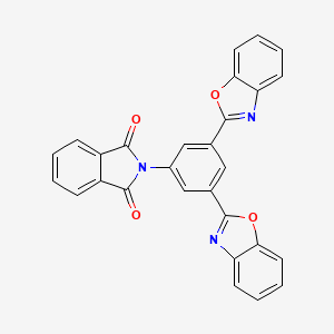 2-[3,5-bis(1,3-benzoxazol-2-yl)phenyl]-1H-isoindole-1,3(2H)-dione