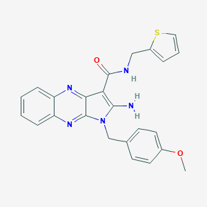 2-amino-1-(4-methoxybenzyl)-N-(2-thienylmethyl)-1H-pyrrolo[2,3-b]quinoxaline-3-carboxamide