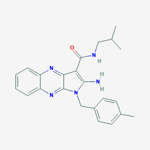 2-amino-N-isobutyl-1-(4-methylbenzyl)-1H-pyrrolo[2,3-b]quinoxaline-3-carboxamide
