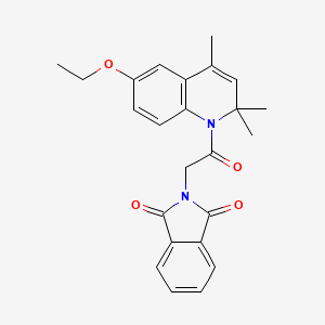 2-[2-(6-ethoxy-2,2,4-trimethylquinolin-1(2H)-yl)-2-oxoethyl]-1H-isoindole-1,3(2H)-dione