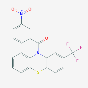 (3-nitrophenyl)[2-(trifluoromethyl)-10H-phenothiazin-10-yl]methanone