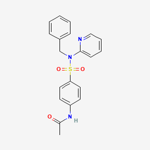 N-{4-[benzyl(pyridin-2-yl)sulfamoyl]phenyl}acetamide