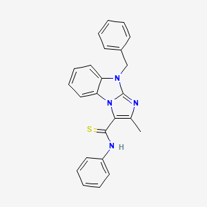 9-benzyl-2-methyl-N-phenyl-9H-imidazo[1,2-a]benzimidazole-3-carbothioamide