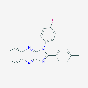 molecular formula C22H15FN4 B357329 1-(4-fluorophenyl)-2-(4-methylphenyl)-1H-imidazo[4,5-b]quinoxaline CAS No. 835906-92-8