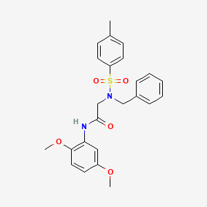 N~2~-benzyl-N-(2,5-dimethoxyphenyl)-N~2~-[(4-methylphenyl)sulfonyl]glycinamide