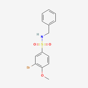 N-benzyl-3-bromo-4-methoxybenzenesulfonamide