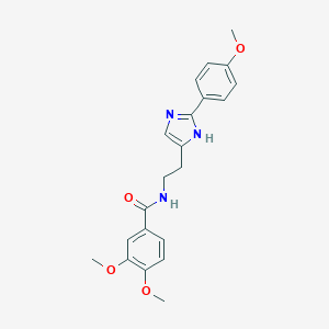 3,4-dimethoxy-N-{2-[2-(4-methoxyphenyl)-1H-imidazol-4-yl]ethyl}benzamide