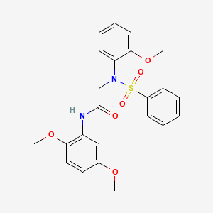 N~1~-(2,5-dimethoxyphenyl)-N~2~-(2-ethoxyphenyl)-N~2~-(phenylsulfonyl)glycinamide